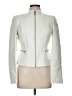 Cache 100% Leather Solid Ivory Leather Jacket Size 8 - photo 1
