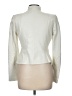 Cache 100% Leather Solid Ivory Leather Jacket Size 8 - photo 2