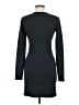 TNA Solid Gray Casual Dress Size M - photo 2