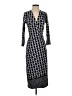 Renee C. Graphic Blue Casual Dress Size S - photo 1