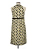Worth 100% Silk Print Yellow Casual Dress Size 8 - photo 2
