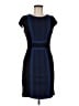 BCBGMAXAZRIA Graphic Blue Cocktail Dress Size 6 - photo 1