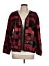 Chico's Design Plaid Red Jacket Size Lg (2) - photo 1