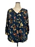 Beacon Blue 3/4 Sleeve Blouse Size 2X - photo 1