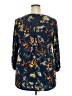 Beacon Blue 3/4 Sleeve Blouse Size 2X - photo 2