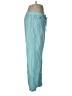 JM Collection Teal Linen Pants Size M - photo 4