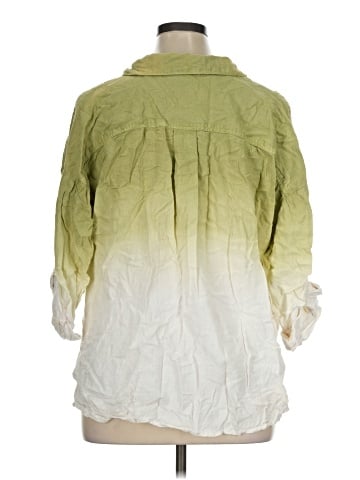 Jason Wu 3/4 Sleeve Button-Down Shirt (view 2)