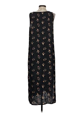Madewell Linen-Blend V-Neck Tank Dress in Marseille Daisies (view 2)