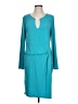 MICHAEL Michael Kors Teal Casual Dress Size L - photo 1