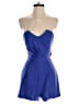 Bebe Solid Blue Romper Size 0 - photo 1