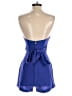Bebe Solid Blue Romper Size 0 - photo 2