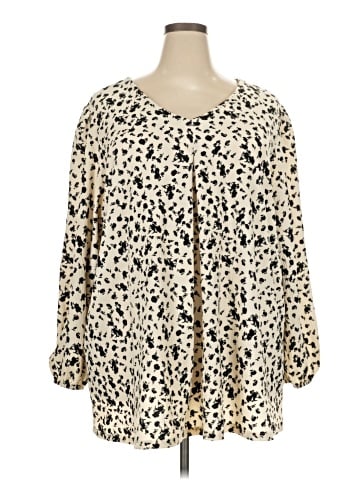 Ellos Long Sleeve Blouse (view 1)