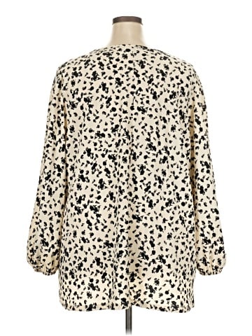Ellos Long Sleeve Blouse (view 2)
