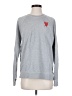 Hanna Andersson 100% Cotton Hearts Gray Sweatshirt Size S - photo 1