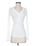 Sundry White Long Sleeve Henley Size Sm (1) - photo 1