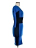 Bebe Color Block Blue Cocktail Dress Size Med - Lg - photo 4