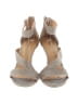 Antonio Melani Silver Sandals Size 7 1/2 - photo 2