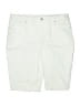 Style&Co Solid White Shorts Size 14 - photo 1