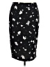 Vince Camuto Print Black Formal Skirt Size M - photo 1