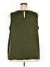 Monday Fun 100% Polyester Green Sleeveless Blouse Size 2X - photo 2
