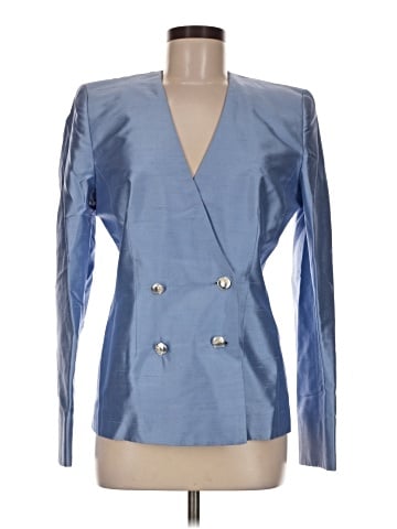 Linda Allard Ellen Tracy Silk Blazer (view 1)