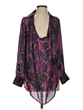 Haute Hippie 3/4 Sleeve Silk Top (view 1)