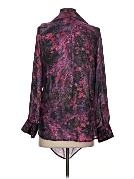 Haute Hippie 3/4 Sleeve Silk Top (view 2)