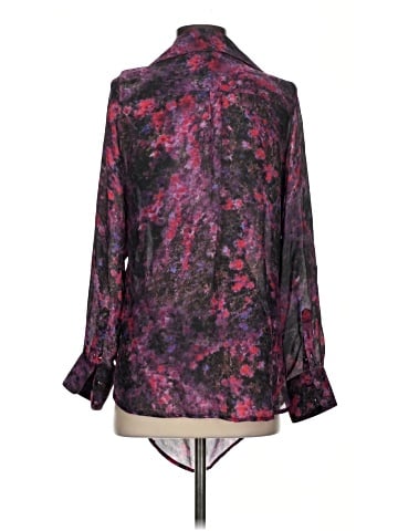 Haute Hippie 3/4 Sleeve Silk Top (view 2)