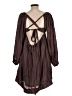 Listicle 100% Polyester Brown Casual Dress Size L - photo 2