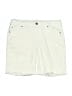 Gloria Vanderbilt Solid Ivory Khaki Shorts Size 8 - photo 1