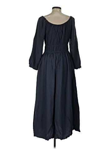 Madewell Twill Sophia Midi Dress (view 2)