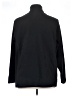 Lands' End 100% Polyester Solid Black Track Jacket Size 1X - photo 2
