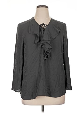 Karen Kane Long Sleeve Blouse (view 1)