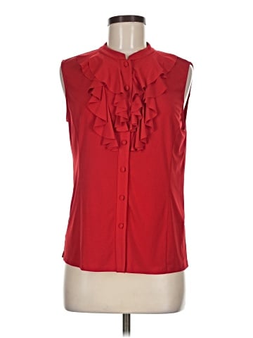 Tahari by ASL Sleeveless Blouse (view 1)