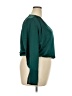 Ann Taylor 100% Polyester Green 3/4 Sleeve Blouse Size XXL - photo 4