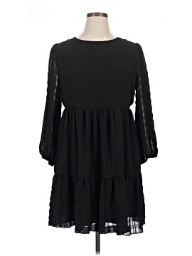Madewell Puff-Sleeve Ruffle-Hem Mini Dress (view 1)