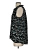 Simply Vera Vera Wang 100% Polyester Floral Black Sleeveless Blouse Size S - photo 5