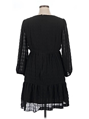Madewell Puff-Sleeve Ruffle-Hem Mini Dress (view 2)