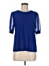 CeCe Blue Short Sleeve Top Size M - photo 1