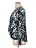 White Birch Animal Print Blue Long Sleeve Blouse Size XL - photo 5
