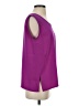 Caroline Rose 100% Polyester Purple Sleeveless Blouse Size XS - photo 4