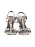 Donald J Pliner Snake Print Gray Gold Sandals Size 8 - photo 2