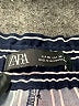 Zara Stripes Blue Casual Pants Size XS - photo 7