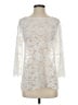 A'nue Ligne Ivory 3/4 Sleeve Blouse Size S - photo 1