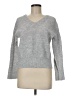 Lucky Brand Chevron-herringbone Gray Pullover Sweater Size M - photo 1