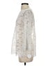 A'nue Ligne Ivory 3/4 Sleeve Blouse Size S - photo 5