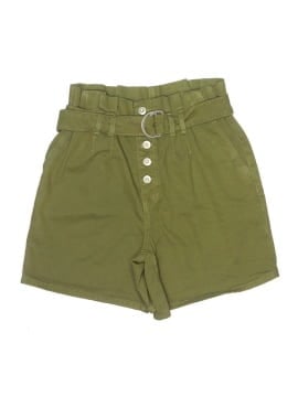 Free People Khaki Shorts (view 1)