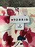 Torrid Floral Ivory 3/4 Sleeve Blouse Size 2X Plus (2) - photo 7