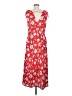 MNG Floral Red Casual Dress Size 6 - photo 2