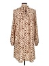 Shein 100% Polyester Animal Print Brown Casual Dress Size L - photo 2